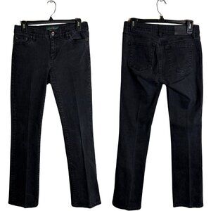 Vintage Lauren Ralph Lauren Straight Leg Denim Jeans Women's 2 Black Low Rise